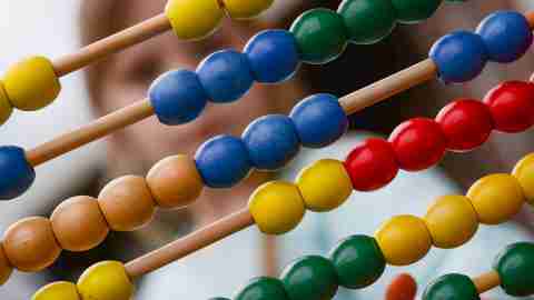 Using an abacus is one of many ADHD teaching strategies.