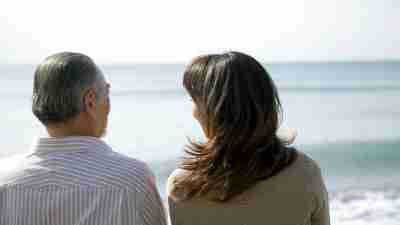 Husband and wife discussing their enabling and supporting behaviors