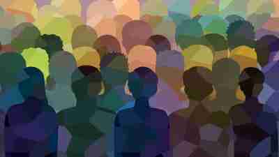 Vector illustration of group of people.