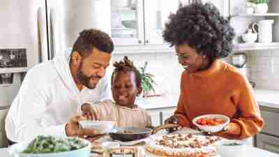 An ADHD family eats nutritious food to boost dopamine, energy, and cognition.