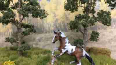 Horse resin created by Kathleen Moody, an artist with ADHD.