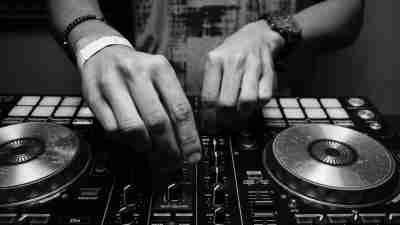 DJ turntables